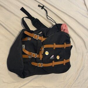 Stylish Black and Brown Herschel Men's Backpack